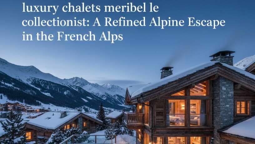 luxury chalets meribel le collectionist: A Refined Alpine Escape in the French Alps